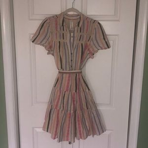 | Anthropologie | Striped Dress (heavy!)